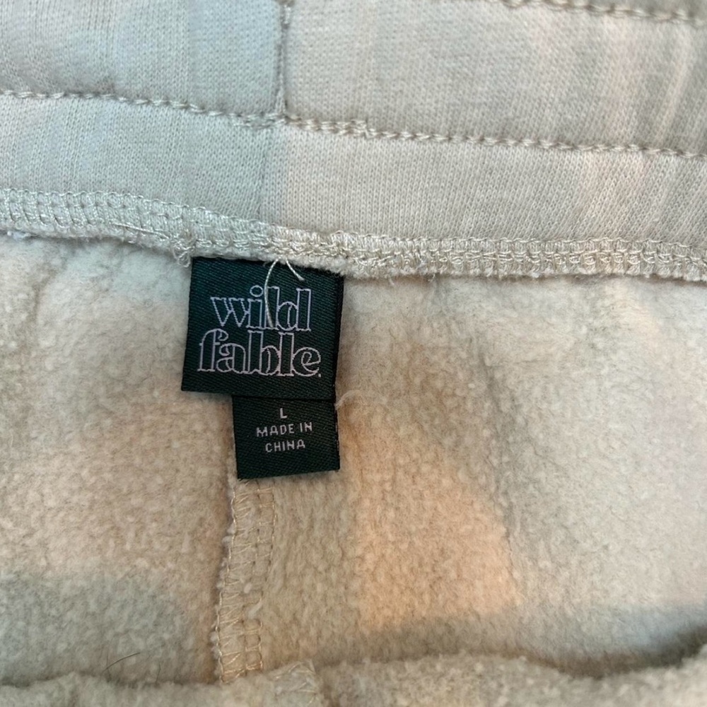 Cream Wild Fable Women’s Sweatpants - Picture 3 of 6